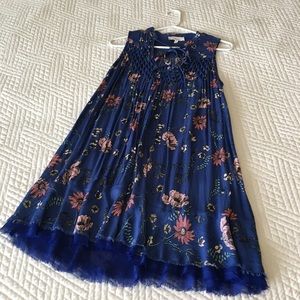 Braeve Babydoll blue floral dress